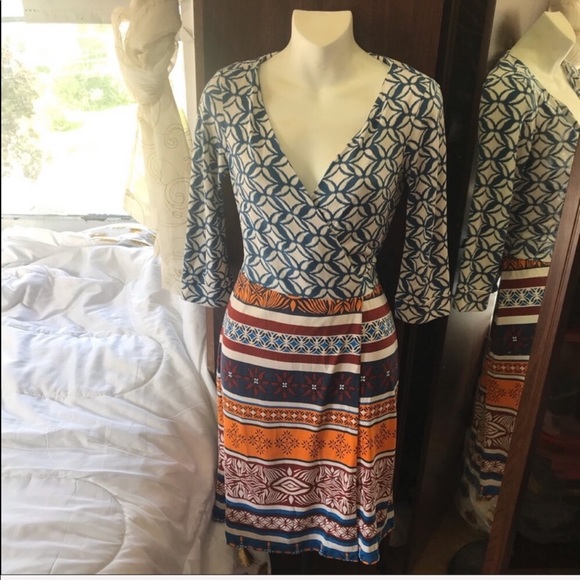 Diane Von Furstenberg Dresses & Skirts - SOLD Diane Von Furstenberg silk 3/4 sleeve dress